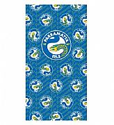 CA-AUSTRALIA-BEACH-OR-BATH-TOWEL-157-cm-X-85-cm-PARRAMATTA-EELS-OFFICIAL-NRL